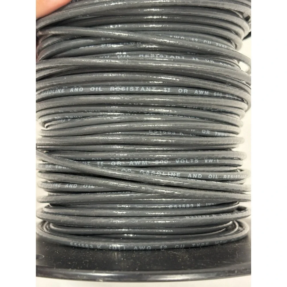 Southwire E51583 Type Black Wire 12 AWG Used About 4.12 Pounds‎ Of Wire